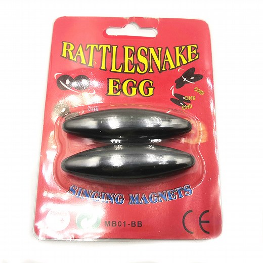 [Hot Item] Large Singing Rattle Snake Eggs Buzz Magnets