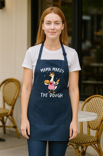 Funny Mama Goose Apron, Mothers Day Gift for Mom, Retro Goose Mom Apron, Cute Motherhood Tee, New Mom Gift, Silly Goose Family Outfit - Etsy