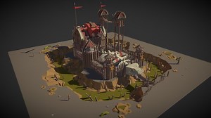 Simple Fantasy - Goblin Fortress - 3D model by Synty Studios (@syntystudios)