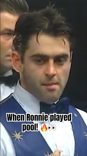 🔥 When Ronnie O’Sullivan swapped the snooker table for pool