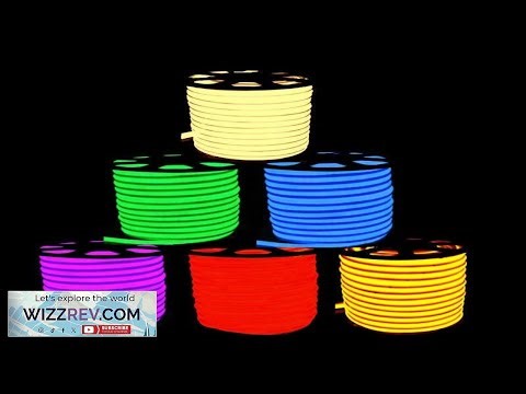 12V 24V LED Neon Rope Light Strip Waterproof Indoor Outdoor Building Home Decor