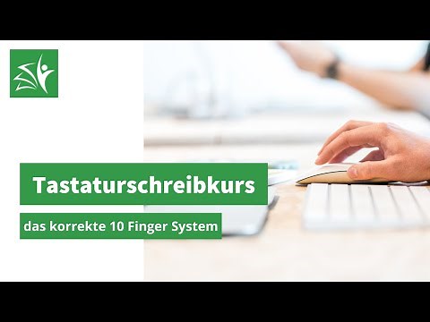 Tastaturschreibkurs das korrekte 10 Finger System lernen