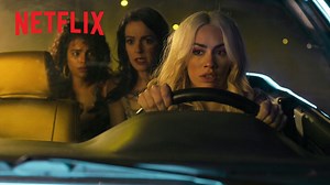 Le plan de Coral, Wendy et Gina : fuir leur proxénète pour retrouver leur liberté. Sky Rojo, par les créateurs de La Casa de Papel, le 19 mars. | Netflix