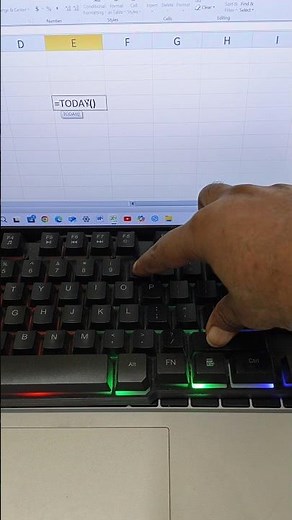 Date Shortcut in Excel #shortvideo #excel #exceltricks #exceltips #tech #shorts #shortsfeed #excel