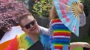 Dads throw their own pride parade with help from their kids