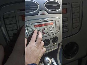 How to restore a Ford radio on a Focus MK2 - Ford Focus (Focus 2, MK 2)