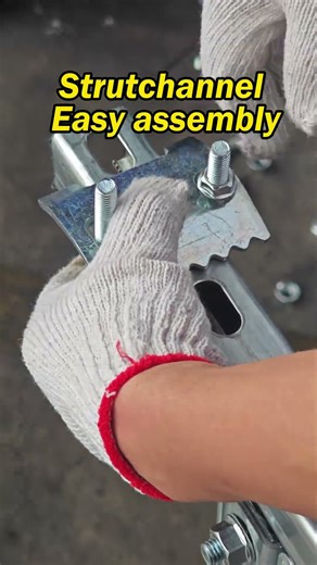 soltted strut channel #metalstrutframing#solidchannel#u-channel#metalframing#unistrut