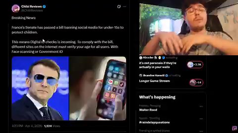 Chibi Reviews is so delusional. His most recent video is almost like the pro lolicon video Chibi Reviews promised, and his argument is: parents are lazy, and because parents are lazy, the government is passing bills that are using it to restrict your privacy, to then cops "mass" arresting you for posting "the wrong anime meme" to then eventually being sent to re-education camps to then "disappearing."lol this guy is fear mongering his audience because hes having another manic episode.