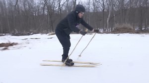 They built skis from a tree and one critical weak point nearly ruined the test