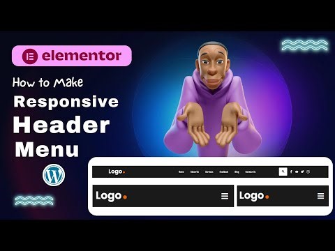 How to Build a Responsive Header in Elementor ~FREE~ wordpress tutorial for beginners