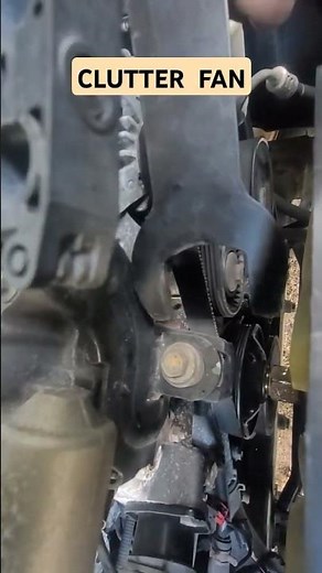 REMOVING CLUTCH FAN 2011 RAM 1500 HEMI. #mechanic #carpart