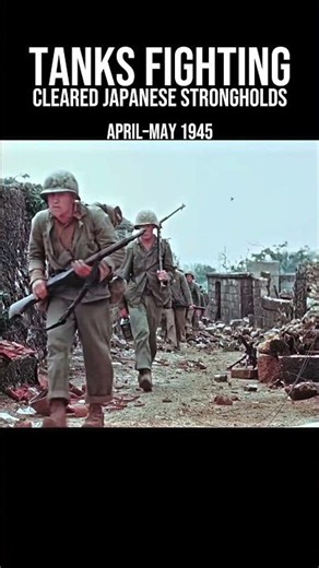 🇺🇸The Battle for a Japanese Village | Sherman Tanks in Action #ww2rebuilder #military #shorts