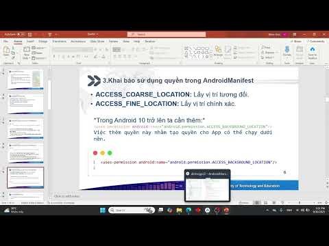 [4S-N9]Location-Khai báo thư viện và AndroidManifest.xml (P1)