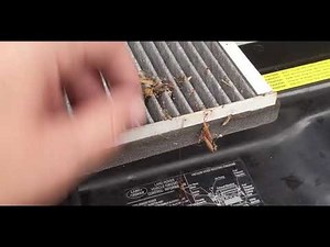 2003 Land Rover Range Rover L322 cabin air filter | Filter on range rover l322