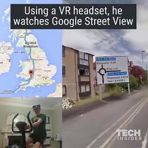 4.7M views · 32K shares | This man traveled almost 10,000 miles without leaving his living room. | Insider Tech | Facebook