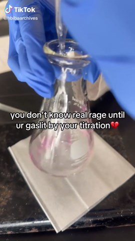 now u see me now u don’t ahh🙏🏼 #chemistry #titration #fyp | titrations chemistry