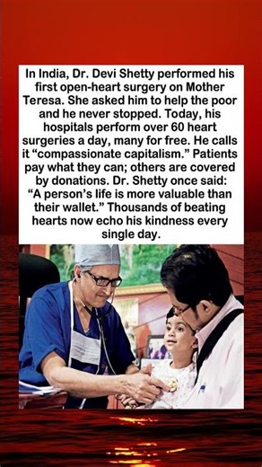 THE MAN WHO FIXED HEARTS FOR FREE ❤️🩺