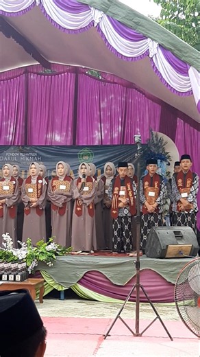 Graduation of Students at Darul Hikmah Islamic Boarding School, Way Kanan, Lampung