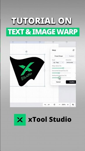 xTool Studio | Tutorial on Text & Image Warp