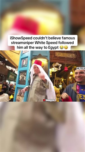 White Speed stream snipes iShowSpeed all the way across the world to Egypt 😭 #ishowspeed #whitespeed #speed #fyp #funny