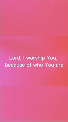 Because of Who You Are - Worship Highlight 🎶 | Watch Full Lyrics Video on MixPad!