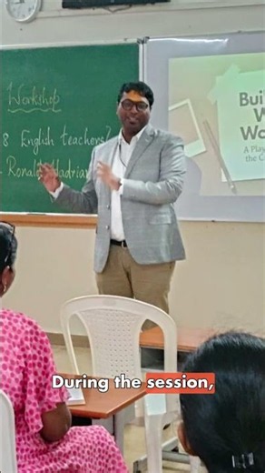 Teachers as storytellers: creative writing workshop at CS Academy CBE #