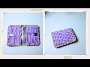 Simple & Elegant Crochet Card Holder Pattern