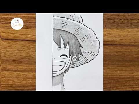 How to Draw Luffy Step by Step || Easy One Piece Drawing || Monkey D. Luffy drawing step by step
