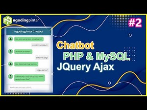 Cara buat CHATBOT dengan PHP & MySQL + JQuery Ajax | #2
