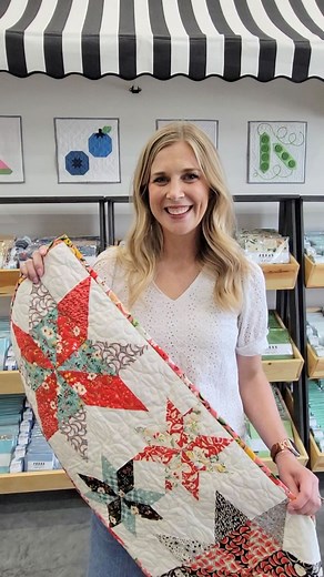 Missouri Star Quilt Company on Instagram: "This Monday, Misty is back with a cute new runner pattern! Tune in to YouTube on Monday to watch the Star Dancer Table Runner tutorial."