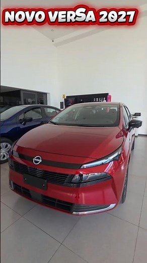 The new 2027 Nissan Versa is coming to Brazil.
