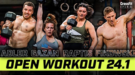 Adler, Fikowski, Gazan, and Raptis — Open Workout 24.1