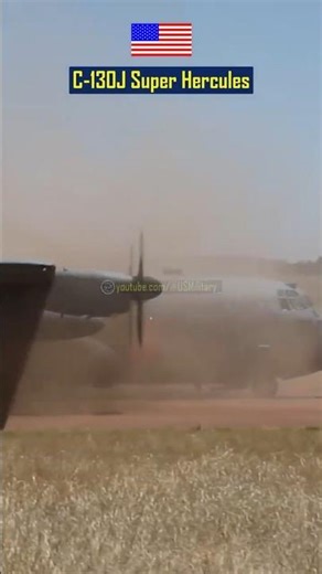 This C-130J Beast Plane Lands Where Most Aircraft Would Crash 😳🔥