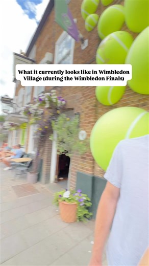 Can you guess the theme??🎾 We stayed in Wimbledon during Wimbledon (and no we didn’t go to any matches) but just being here was a vibe. There’s a window decorating contest, themed menus and lots of watching parties. 📍Wimbledon Village, London 💰Not cheap 🐕We’re house and dog sitting with @trustedhousesitters — We’re Alicia and Nate, @thepassportcouple. We travel a LOT and live abroad. This summer, we’re housesitting our way through the UK. Follow for more random adventures. #wimbledon #wimble