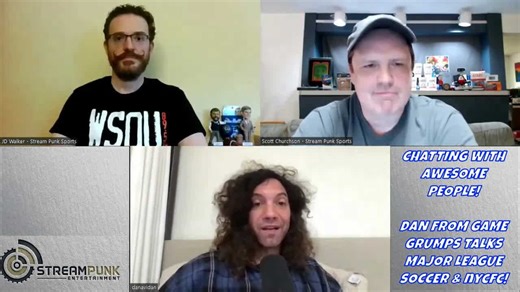 streampunksoccer: dan from game grumps on his nycfc & mls fandom