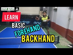 TABLE TENNIS BASIC FOREHAND AND BACKHAND STROKE FOR BEGINNERS | Berpong