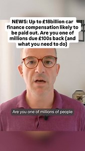 NEWS: Up to £18 billion car finance compensation likely to be paid out. Are you one of millions due £100s back (and what you need to do). Full video briefing. Plus for free template letters search ‘MSE DCA Car Finance’ | Martin Lewis
