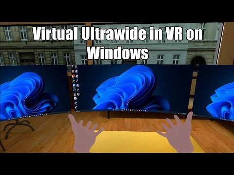 Create a Virtual Ultrawide Monitor in VR on Windows