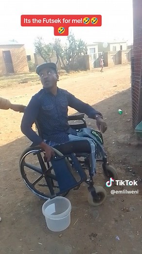 Senzeni's Hilarious Wheelchair Mishap | Funny Comedy Video