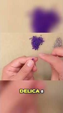 Easy Beadwork Tutorial: Spiral Technique in Seconds! #shorts