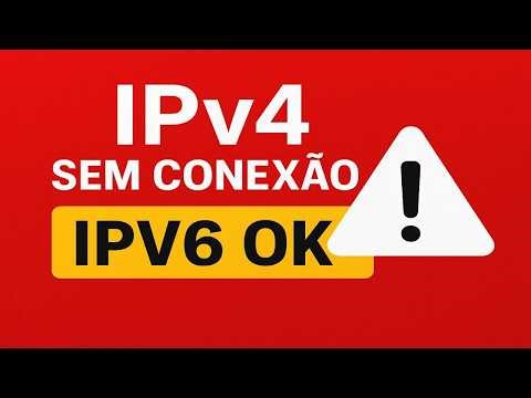 IPv4 No Connectivity, But IPv6 Works – How to Solve?