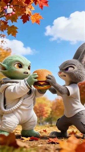 What REALLY Happens When Aliens and Rabbits Fight for a Tasty Burger