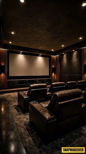 From Dark Basement to INSANE Luxury Home Cinema #interiordesign #home #design #interior