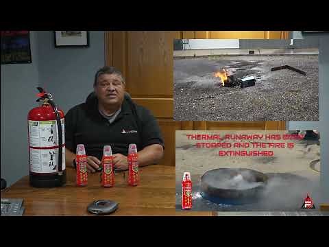 Extinguishing Lithium-Ion Fires explained