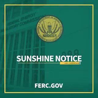 FERC plans to act on a few interesting items at next week's open meeting:- PJM's compliance filing, in response to FERC's co-location order last December, making changes to its generator interconnection procedures to accommodate generators seeking to serve co-located load.1/