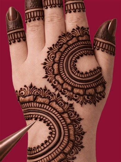 Easy Arabic trick mehndi design #pleaseunfreezemyaccount🥺🥺#mehndiart#hennamehndivip#fouyou#mehndidesign♥️