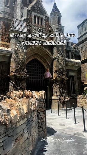 Kallie in the Kingdom on Instagram: "As a non-spooky person this attraction had me nervous. Top tier experience from the queue to the storyline, animatronics and design! What is one ride you need to hype yourself up for? @Universal Orlando Resort #epicsuniverse #darkuniverse #monstersunchained #rides #themepark"