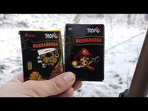 NEW Barbarossa K0201 vs PT1 - Mini petarde Tropic - Test