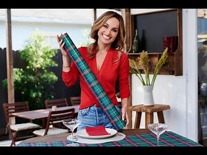 DIY Holiday Table Runner with Wrapping Paper! | Giada De Laurentiis