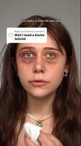 Replying to @Lucienne how to : black eyes ‼️ #makeup #specialeffects | Black Eye Makeup